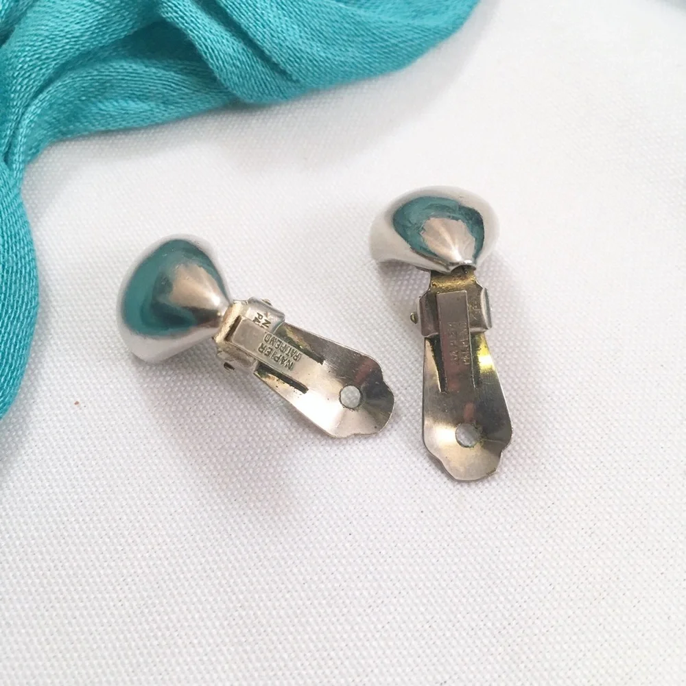 VINTAGE Napier Modernist Teardrop Earrings